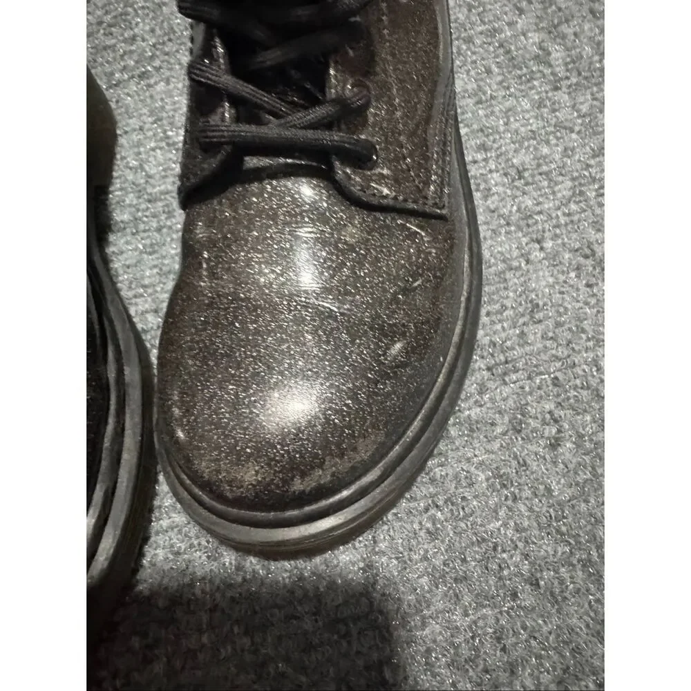 Dr. Martens sparkling combat boots 2 kids